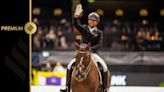 A German horse, his Indian rider and their slow trot before the big Games: Brav, Old Sir Caramello