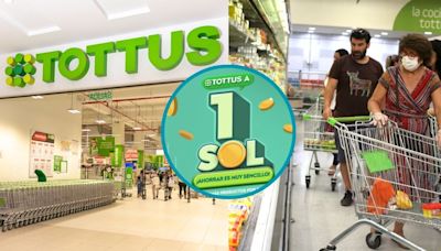 Tottus remata miles de productos a S/1: conoce cómo participar y en qué tiendas comprar