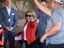 Shari Redstone flashes big smile as she jets into Sun Valley for ‘summer camp for billionaires’ after Paramount deal