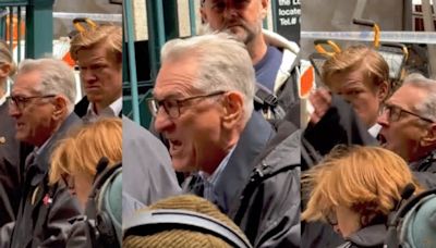 Robert De Niro confronta manifestantes pro-Palestina en Nueva York