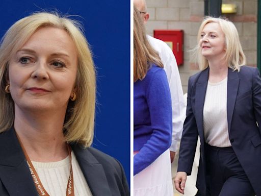 Shellshocked Liz Truss motionless on stage as she loses to Labour by just 600 votes