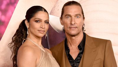 Matthew McConaughey and Camila Alves Went Pantsless to Play Pickleball