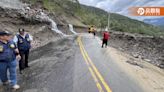 茂林區主要道路高132遭凱米重創 陳其邁前往關心搶通進度