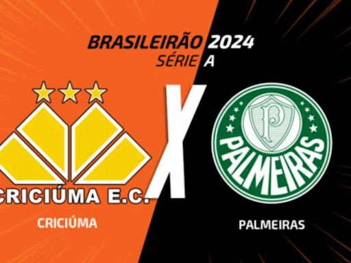 Criciúma x Palmeiras: onde assistir, escalações e arbitragem