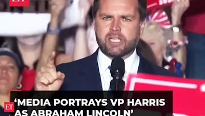 JD Vance targets VP Kamala Harris, says media portrays her as 'Abraham Lincoln'