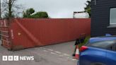 Gammaton Cross: Lorry container crashes into bungalow