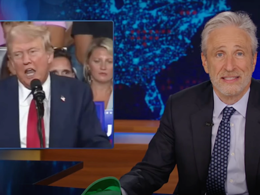 Jon Stewart mocks Trump for still being hung up on Biden: ‘He’s not coming back, Donald’