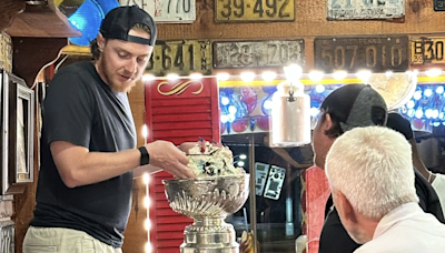 Jaxson's Famous Kitchen Sink Ice Cream Served in Panthers' Stanley Cup