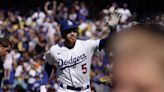 With Mookie Betts' return near, Dodgers set off early fireworks to beat Padres again