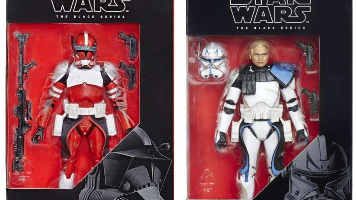Star Wars The Black Series Captain Rex and Clone Commander Fox Figures Are Back