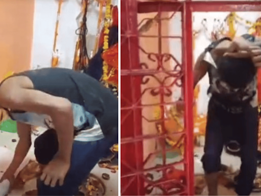 Hilarious! Thief Falls Asleep Near Deity After Stealing Valuables At Madhya Pradesh Temple; Caught Red-Handed Next Morning
