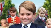 Prince George through the ages as the future king turns 11