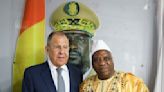 Russia's foreign minister again visits Africa, this time in Guinea, as some ties cool with the West