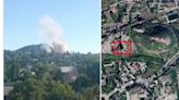 Powerful explosions at enemy military base in occupied city of Perevalsk, Luhansk Oblast – video