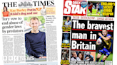 Newspaper headlines: 'Tory gender laws vow' and 'Brave Rob Burrow'