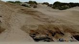 Beachgoers branded 'idiots' for sitting below Crantock Beach unstable sand dunes