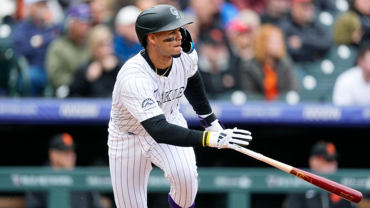 Rockies break loose for 7 runs in the 4th inning, beat Giants 9-1 to end 4-game skid