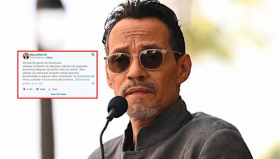 Marc Anthony cancela concierto en Venezuela tras crisis en las elecciones presidenciales 2024