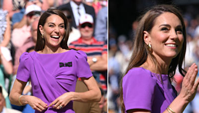 Kate Middleton all smiles as she takes in Wimbledon’s final match - National | Globalnews.ca