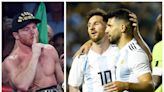 Argentina star Sergio Aguero jumps to Lionel Messi's aid in weird Twitter beef with Canelo