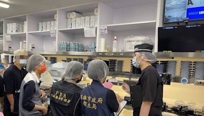 高市稽查藏壽司6家分店 3家限期改善 (圖)