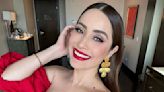 Cynthia Rodríguez celebra sus 40 con vestido rojo de ensueño