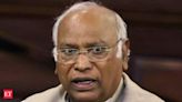 NDA's third term marred with paper leaks, terror attacks, train accident, airport canopy collapse: Mallikarjun Kharge - The Economic Times