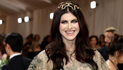 Alexandra Daddario Hit the 2024 Met Gala Carpet in a See-Through Dress With Snakes in Her Hair