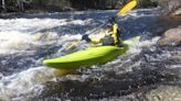 We paddled the exciting Wigwam Rapids on the Machias River