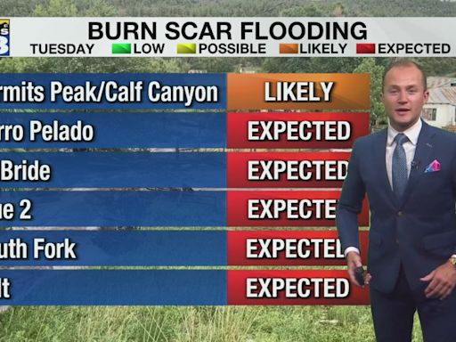 More monsoon storms on the way to almost all of New Mexico Tuesday afternoon