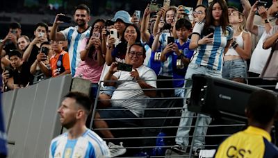 41 fotos del partido entre Argentina y Canadá por la semifinal de la Copa América