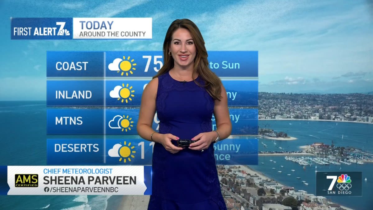 San Diego weather today: Sheena Parveen's forecast for July 18, 2024
