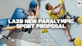 LA 2028 proposes adding Para climbing to its Paralympic program