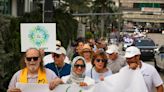 ‘Only way forward is together’: Interfaith march aims to combat hate amid Israel-Hamas war