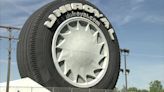 Giant Uniroyal tire on I-94 celebrates 60th birthday