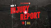 Bucs vs. Ravens injury report: 6 out, 2 questionable for Tampa Bay