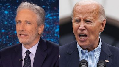 Jon Stewart is afraid Biden doesn't realize what's at stake and that 'there are no participation trophies in endgame democracy'