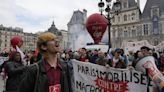 How are protests against France's pension reforms seen across Europe?