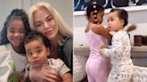 Khloé Kardashian Shares Sweet Video of Kids True and Tatum Playing Together in Their Pajamas: Watch