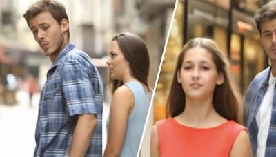 AI evangelists keep getting blown away by the Distracted Boyfriend meme being turned into a video