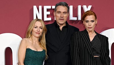 Gillian Anderson, Rufus Sewell, & Billie Piper at ‘Scoop’ World Premiere in London