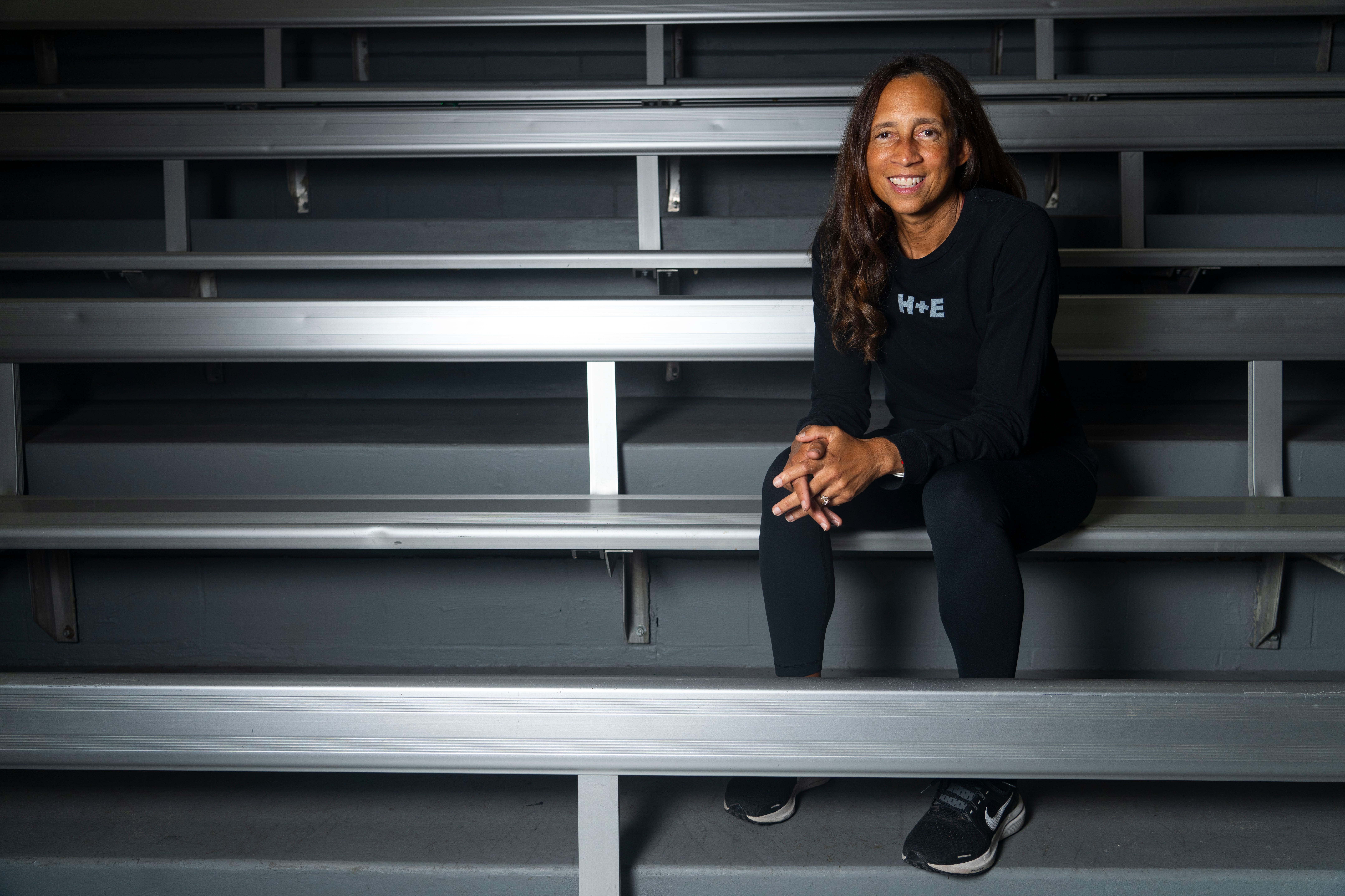 Olympian Natasha Kaiser-Brown returns to Des Moines to train high school athletes