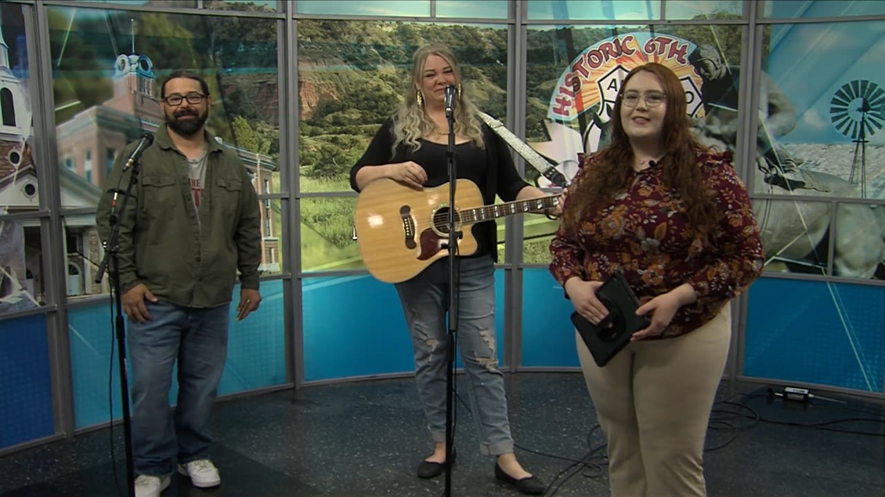 Local band Jen Williams & the Potty Mouths performs on Today in Amarillo