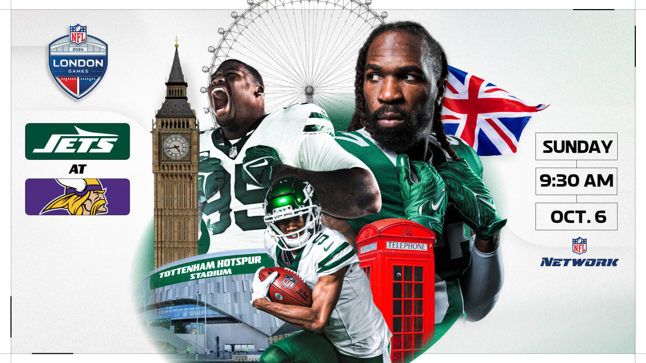 London Calling: Jets Will Face Vikings at Tottenham Hotspur Stadium