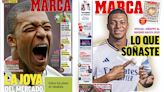 Las 86 portadas de MARCA con Mbappé: De marzo de 2017 a el día que se hizo oficial - MarcaTV