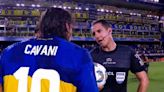 El día en que el árbitro de Atlético Tucumán-Boca le pidió la camiseta a Cavani