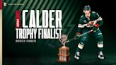 Minnesota Wild Defenseman Brock Faber Named Finalist for Calder Memorial Trophy | Minnesota Wild