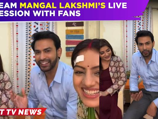 Deepika Singh from Mangal Lakshmi celebrates her show's top ranking, goes live with the team