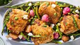 One-Pan Crispy Chicken Primavera Is King Of Spring Comfort Food