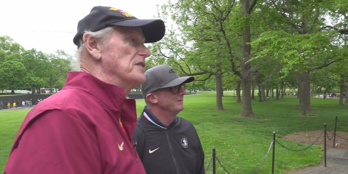 Former FSU president joins son on unforgettable trip to D.C. during Honor Flight Tallahassee